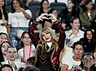 Dav fanouk na koncert Taylor Swiftové v Argentin (9. listopadu 2023)