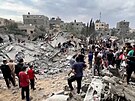 Pi izraelském útoku na dm v Pásmu Gazy zemelo 13 lidí, tvrdí Palestinci