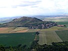 eské stedohoí - Pohled na Ranou z vrcholu Oblíku