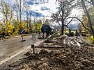 U Bstvin u Dobruky pokrauje odstraovn ekologick havrie. (15. listopadu...