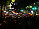 Lidé v hlavním mst Mexika uctili památku mrtvého nebinárního soudce Jesúse...