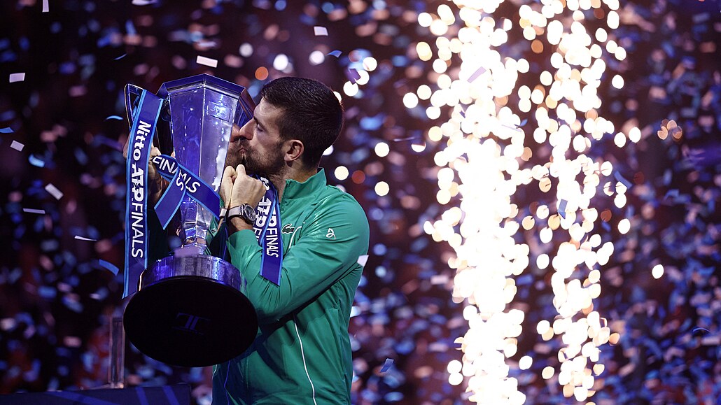 Vítěz ATP Finals 2023 Novak Djokovič.