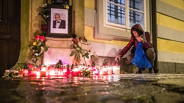 Lid v Praze uctili pamtku Karla Schwarzenberga. (13. listopadu 2023)