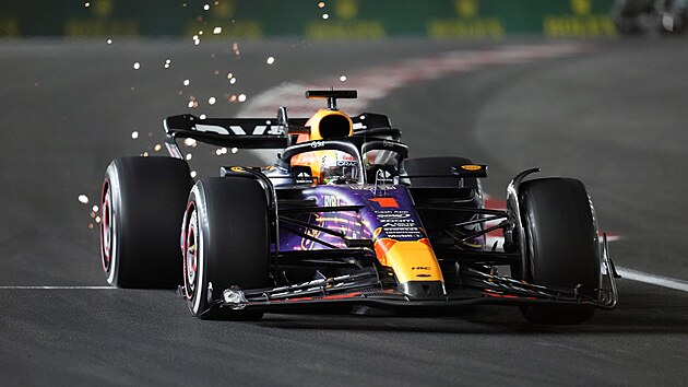 Max Verstappen b�hem Velk� ceny Las Vegas.