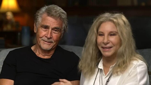 James Brolin a Barbra Streisandov pi rozhovoru pro CBS Sunday Morning