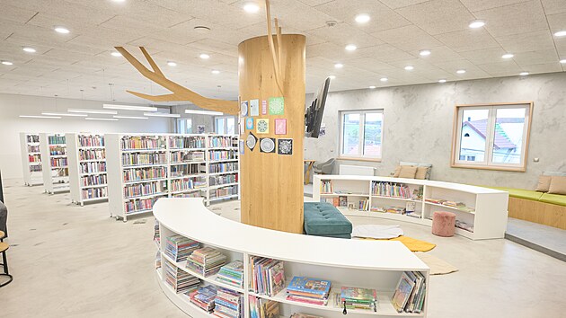 Zrekonstruovan knihovna v Halenkovicch na Zlnsku (listopad 2023)