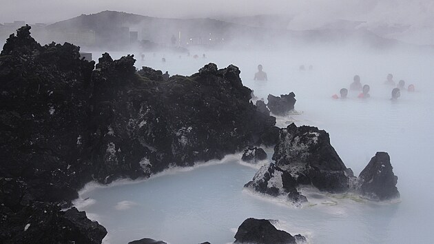 Lzn Modr laguna na Islandu (5. z 2023)