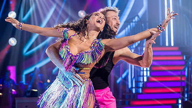 Iva Kubelkov� a Martin Pr�gr ve StarDance XII (Praha, 11. listopadu 2023)