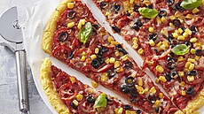 Polentov� pizza