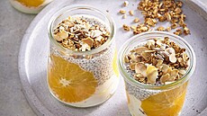 Chia pudink s pomeranem