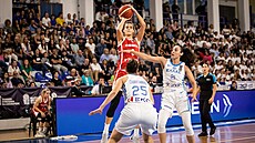 Veronika Voráková v kvalifikaci na EuroBasket