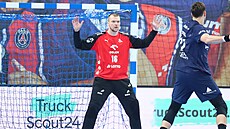 Házenká�ský branká� Tomá� Mrkva.
