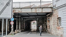 Viadukt v brn�nské K�enové ulici pot�ebuje dal�í opravu. Osobní �elezni�ní...