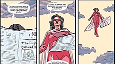 Ukázka komiksu kampan� Europolu �M��e� být na�im novým hrdinou?�, která má...