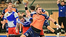 Momentka z utkání Plze - Hranice.