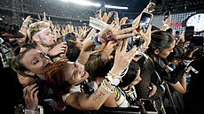 Dav fanouk na koncert Taylor Swiftové v Argentin (9. listopadu 2023)