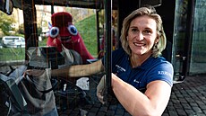 Barbora �potáková, ambasadorka Olympijského festivalu u jezera Most 2024.