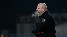 FK Ústí nad Labem - Baník Most - Sou�, 3. fotbalová liga. Trenér Mostu Milo�...