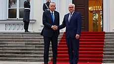 Turecký prezident Recep Tayyip Erdogan piletl na krátkou návtvu Nmecka....