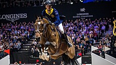 Belgi�an Niels Bruynseels p�i první jízd� ve finále Super Cupu.