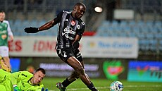 Momentka ze zápasu Dynamo �eské Bud�jovice - FK Jablonec