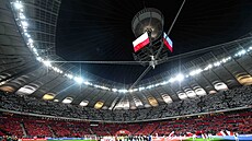 Celkový pohled na varavský Národní stadion