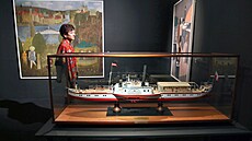 Výstava Plnou parou vpřed! Lodě a plavba v českém malířství 1850–1950 v Galerii...