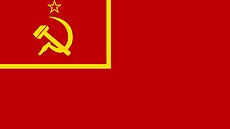 Nově schválená vlajka SSSR z roku 1923
