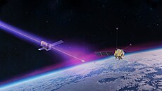 Ilustrace znázoruje úinek silného výbuchu gama záení, který vyvolal výraznou...