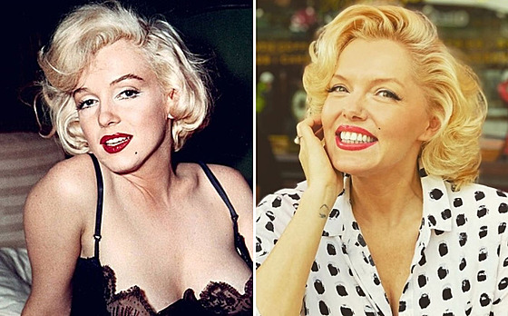 Pravá Marilyn vlevo a Suzie vpravo
