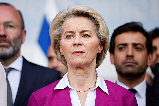 Pedsedkyn Evropské komise Ursula von der Leyenová (24. listopadu 2023)