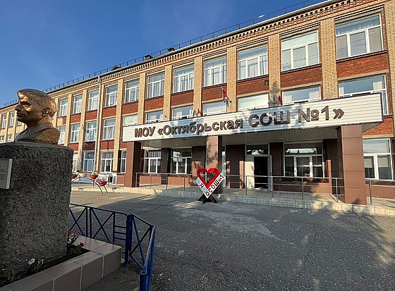 Ruská �kola v �eljabinské oblasti (1. listopadu 2023)