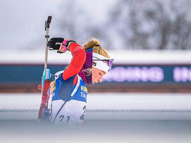 Střelecké trápení. Davidová byla ve vytrvalostním závodě v páté desítce