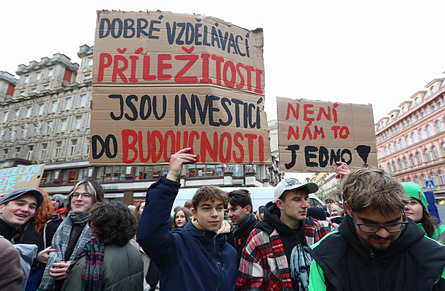 Hledáme kompromisy, řekl Bek. Ministr nám naslouchal, pochvalovali si studenti