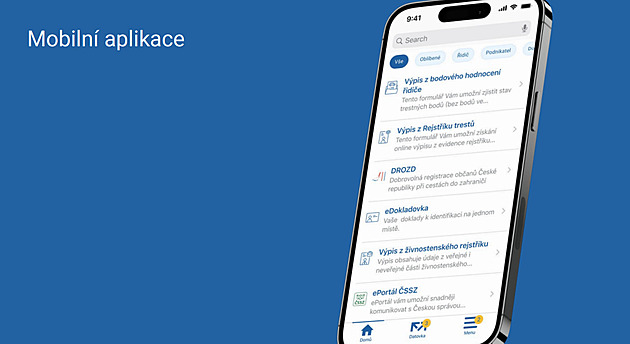 Datovka v něm vypadá jako e-mail. Portál občana jde nově stáhnout i do telefonu