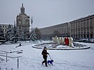 První sníh v Kyjev (22. listopadu 2023)
