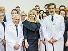 Chirurg Pavel Pafko, slovensk� prezidentka Zuzana �aputov� a p�ednosta III....