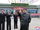 Severokorejský vdce Kim ong-un se úastní voleb v obvodu provincie Jiní...