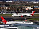 Odlet Boeingu 787 spolenosti Virgin Atlantic na první transatlantický do New...