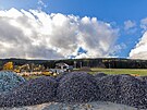 Stavba nové lanovky v Orlickém Záhoí. (7. 11. 2023)