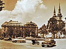 Star� fotografie horn� ��sti dne�n�ho Masarykova n�m�st�. V dob� po��zen�...