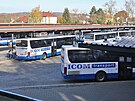 Autobusov� n�dra�� v Jihlav�. V horizontu p�ti a� osmi let by se m�lo...