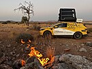 koda Enyaq na expedici 4x4 Electric v Namibii