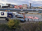Klimatiní aktivisté zablokovali dálnici A2 ve smru na Víde. (20. listopadu...