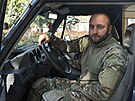 Major Maxim Morozov, velitel speciální policejní jednotky v Avdijivce (18....