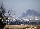 Izraelci dál útoí na Pásmo Gazy. (21. listopadu 2023)