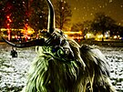 Na V�stavi�ti v Hole�ovic�ch se konala Krampus show (26. listopadu 2023)