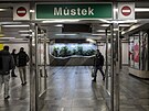 Instalace METROROST se nachází ve vestibulu stanice metra Mstek (23. listopadu...