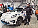 Elektrick� slu�ebn� v�z M�stsk� policie T�bor