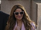 Shakira pi píchodu k soudu (Barcelona, 20. listopadu 2023)